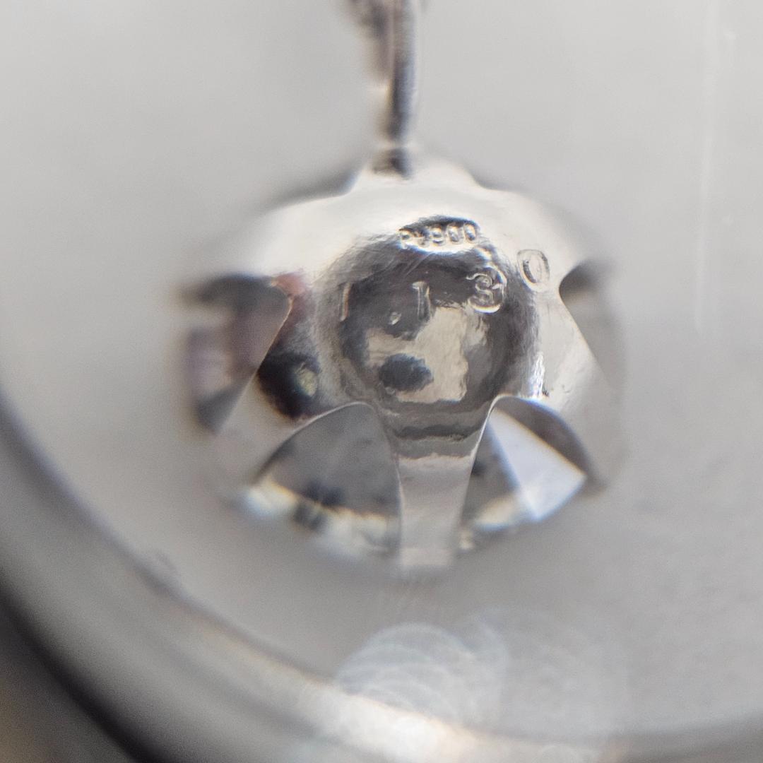 大粒 1.3ct 天然ダイヤモンド ネックレス Pt900 1粒ダイヤ