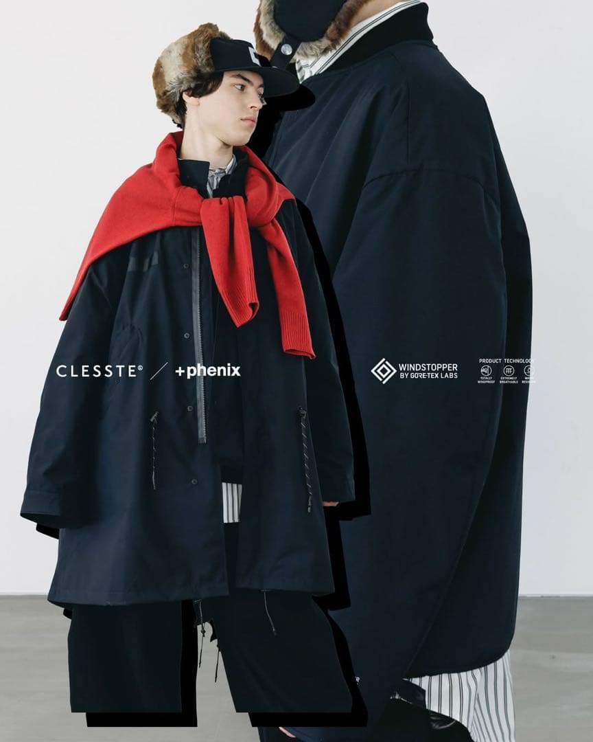 【新品】CLESSTE +phenix FISHTAIL PARKA サイズ1