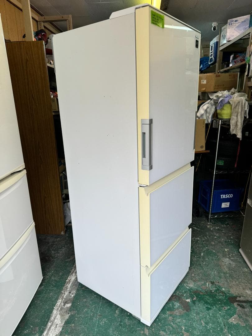 (3225W1)*SHARP シャープ 冷蔵庫 SJ-GW35C-W 350L