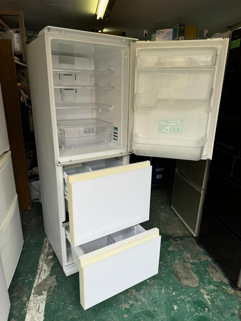 (3225W1)*SHARP シャープ 冷蔵庫 SJ-GW35C-W 350L