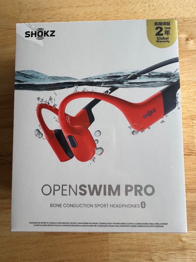 【新品・未開梱】SHOKZ OPEN SWIM PRO 骨伝導イヤホン