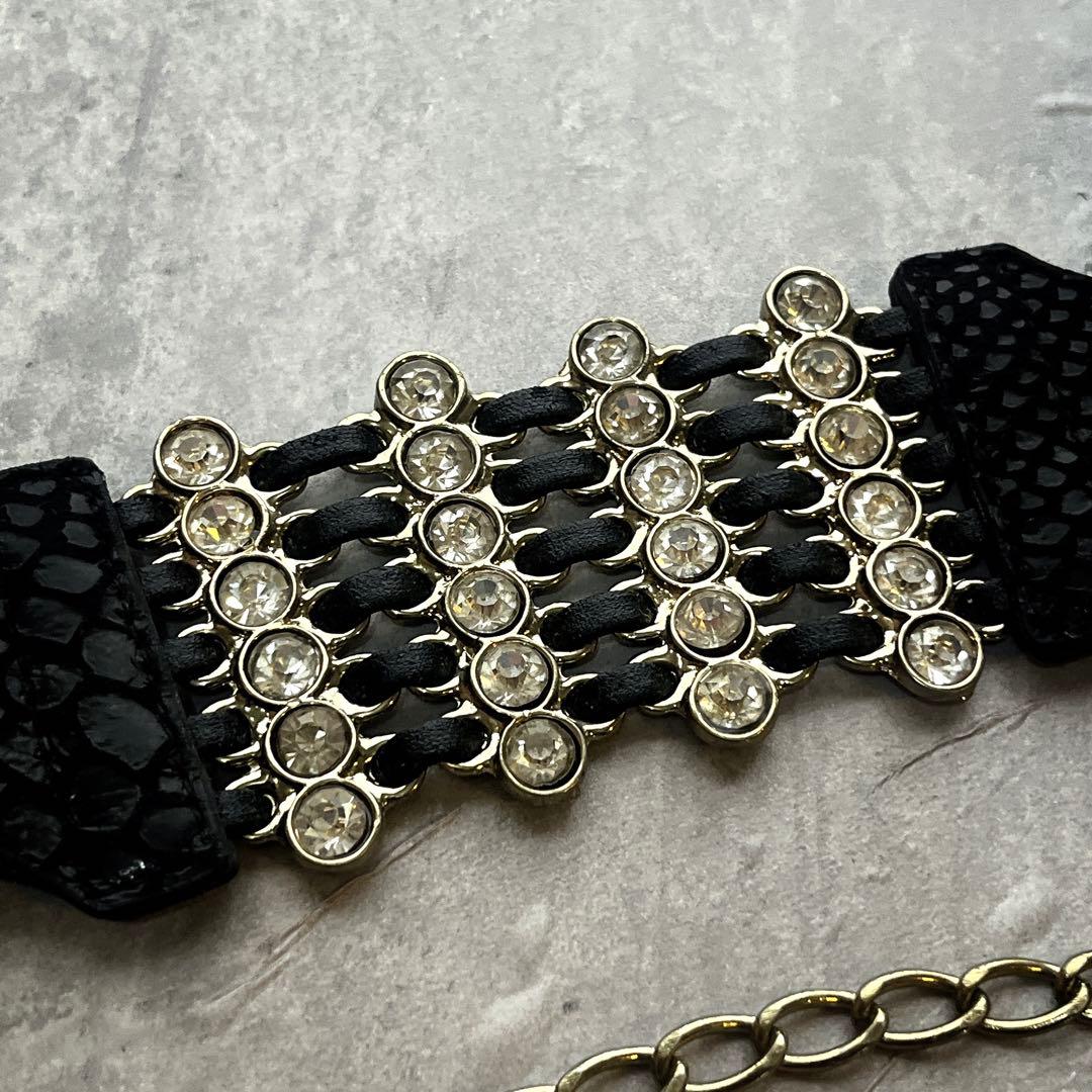 d.i.a クロスバックル　キラキラ　ベルト Y2K 00s 平成ギャル 渋谷