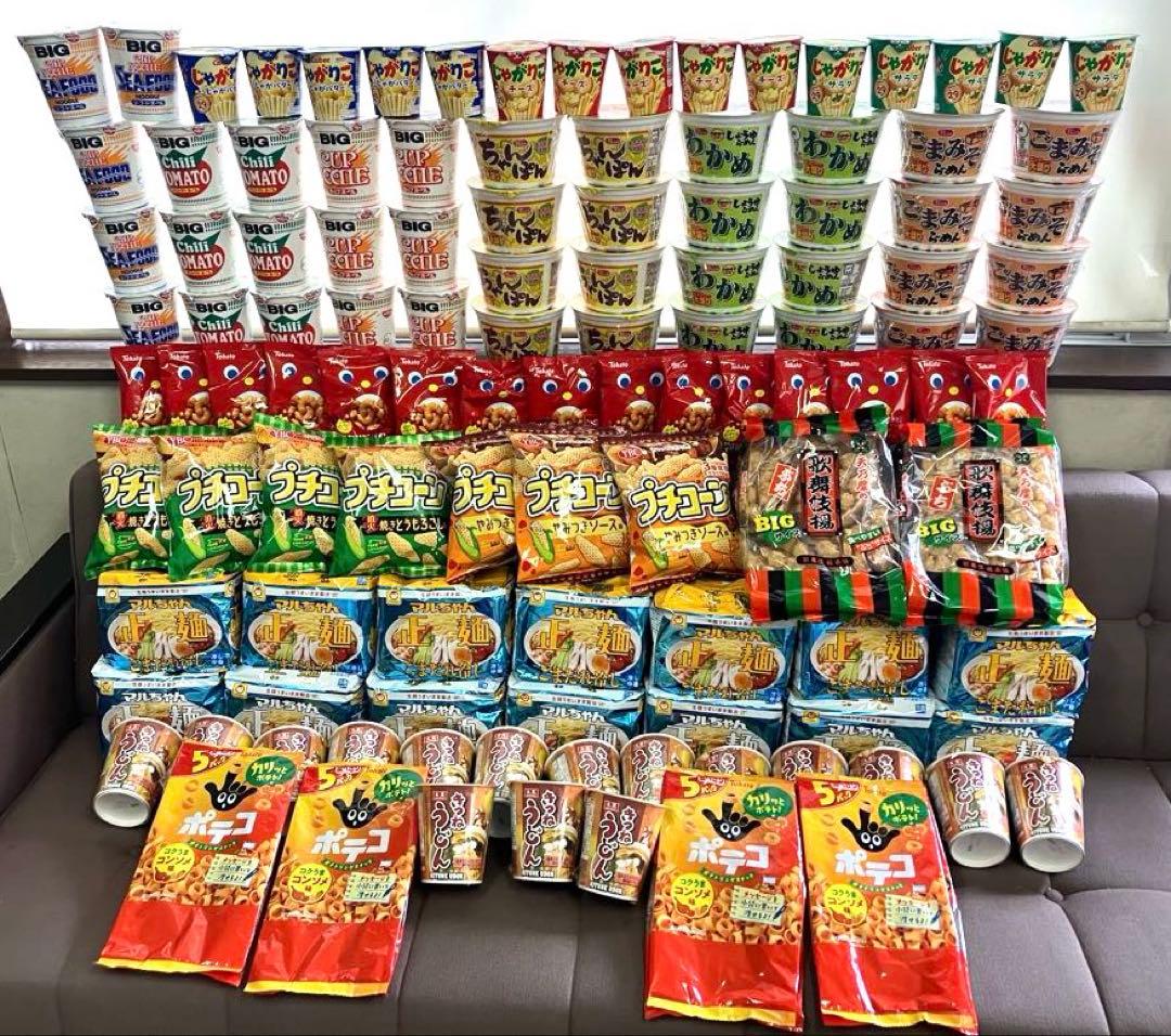 BIG スナック菓子とカップ麺セット