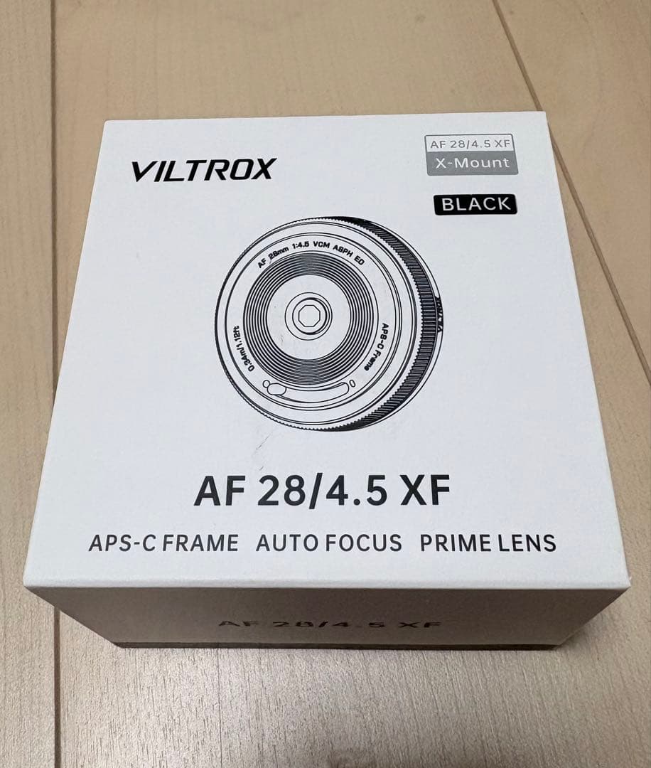 VILTROX AF 28mm f/4.5 XF BLACK 美品