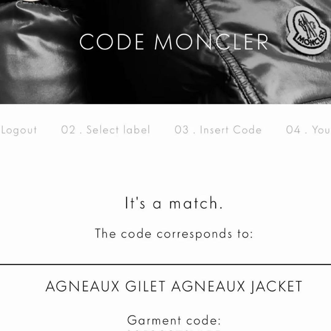 MONCLER / AGNEAUX ダウンベスト 4 ブラック メンズ