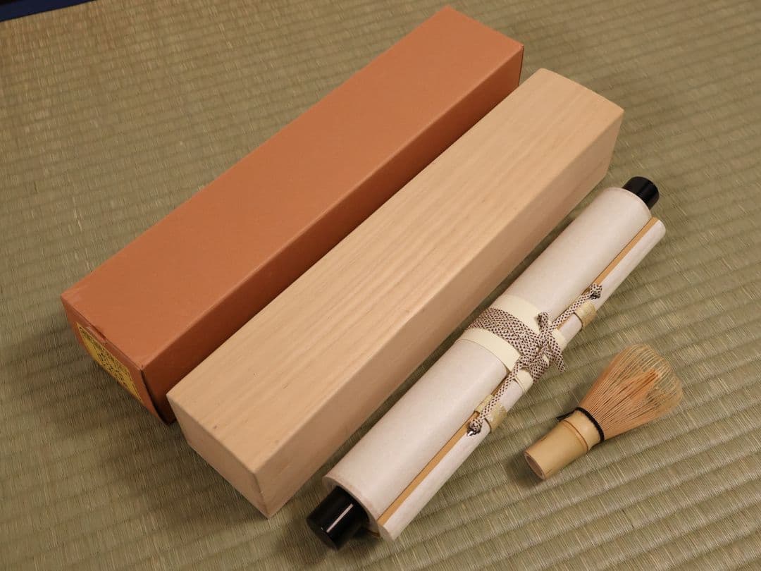 【真作】大徳寺孤篷庵 小堀卓厳 一行書「無事是貴人」紙本 掛軸 茶掛 MA975