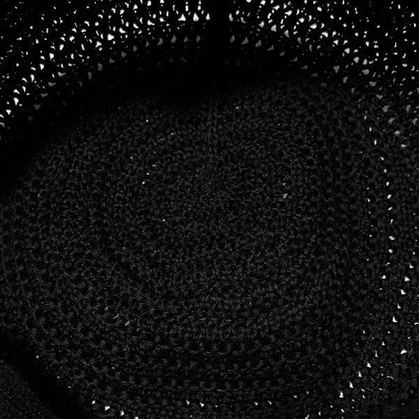 極美品 24ss COOTIE ニット クラッシャーハット ブラックF タグ付属