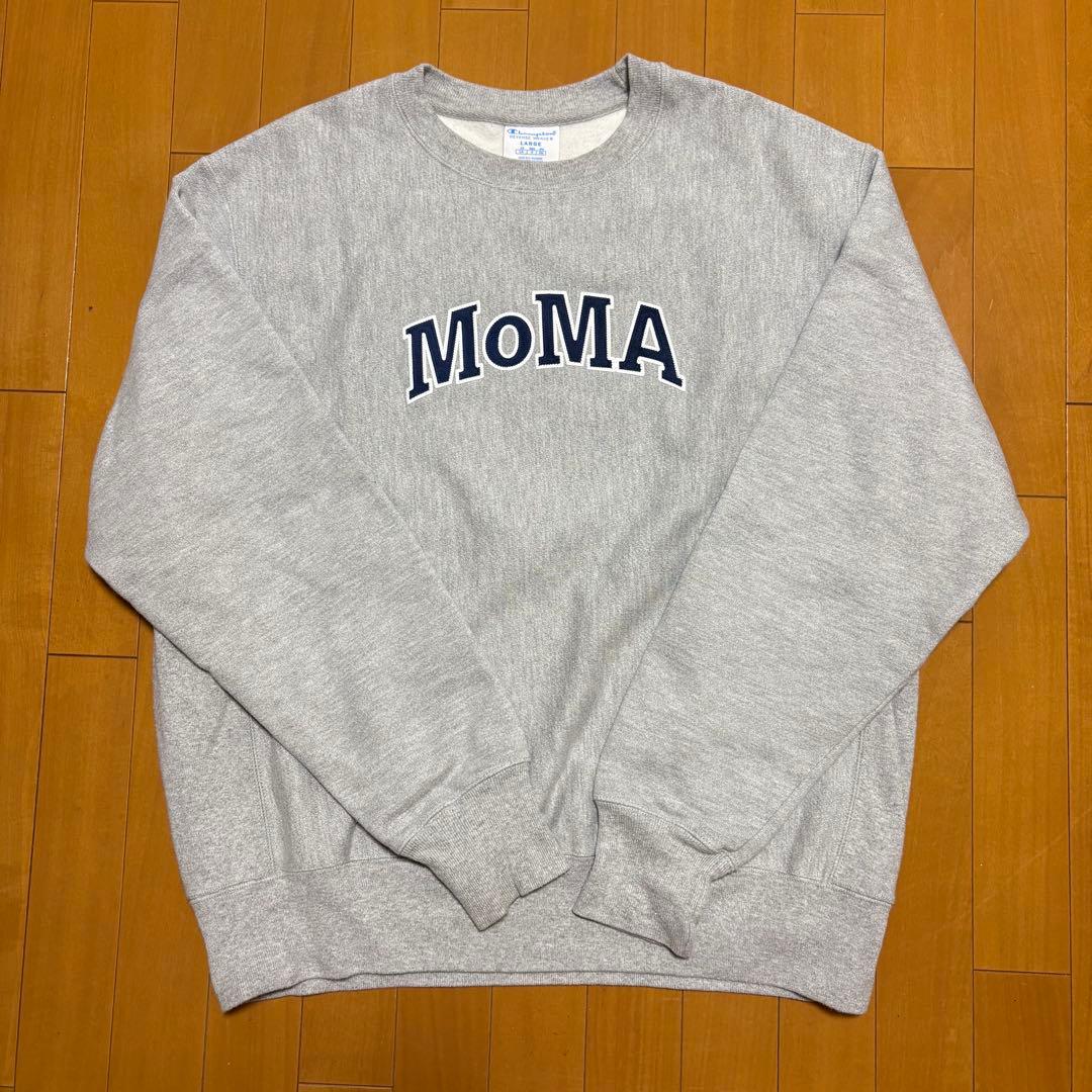 Champion MoMAロゴ スウェット L