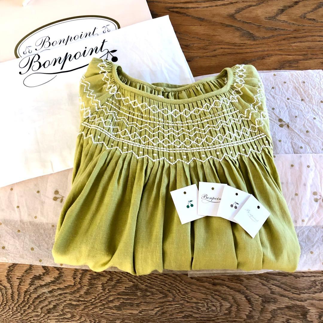 Bonpoint ♡ スモッキングブラウス 14A