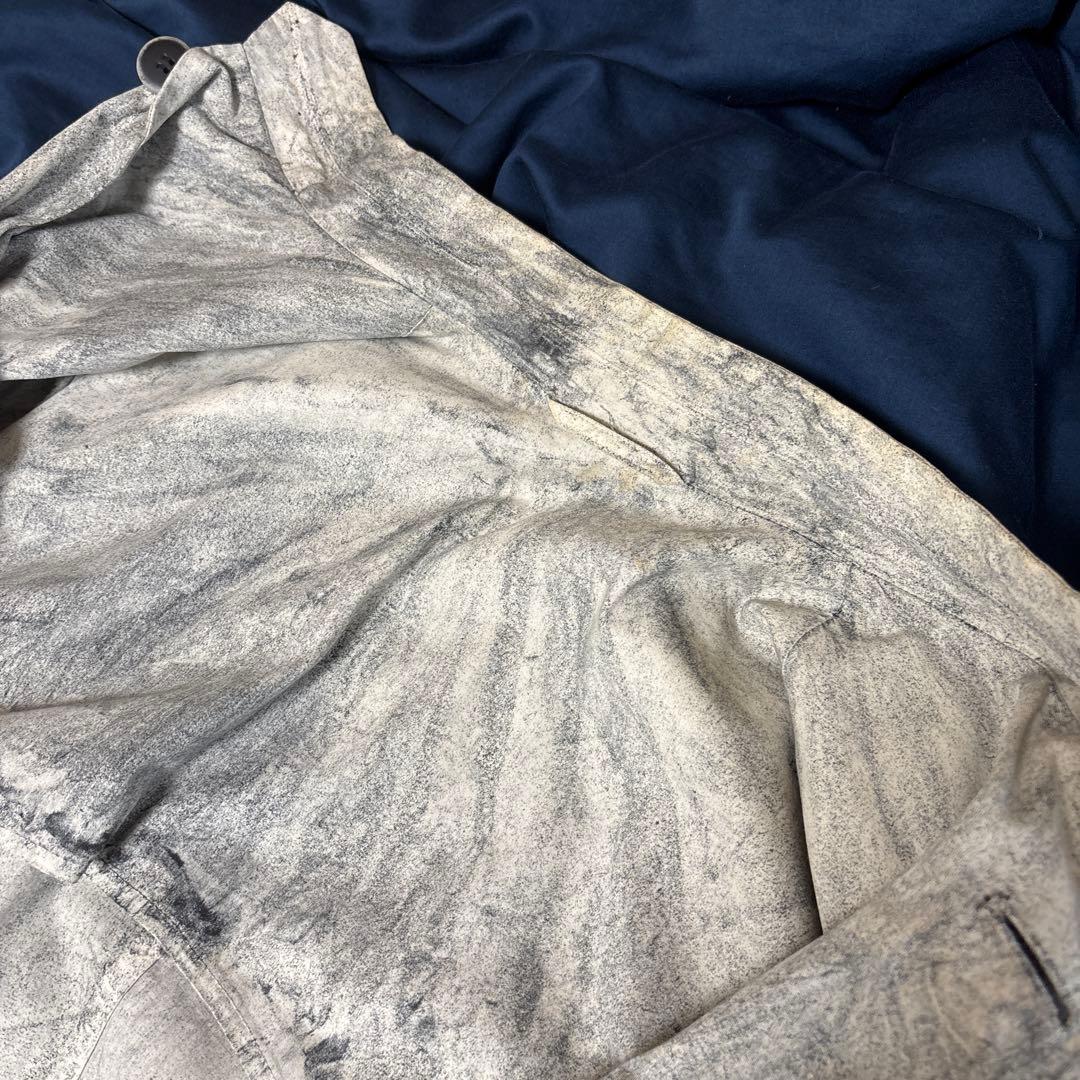 チ*ー様 Issey Miyake ノーカラージャケット グレー系 テクスチャー