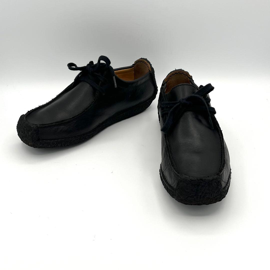 極美品 Clarks クラークス 23.5cm Natalie ワラビー 黒