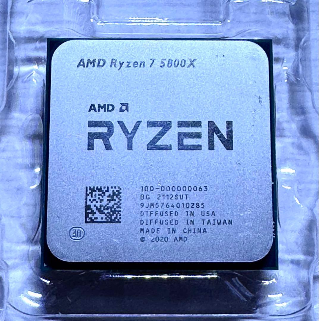 【AMD Ryzen7 5800X CPU 】ステッカー付き！