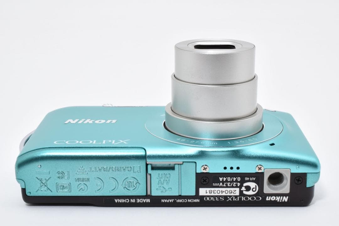 【美品】Nikon COOLPIX S3300 グリーン　動作確認済