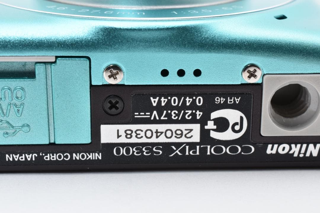 【美品】Nikon COOLPIX S3300 グリーン　動作確認済