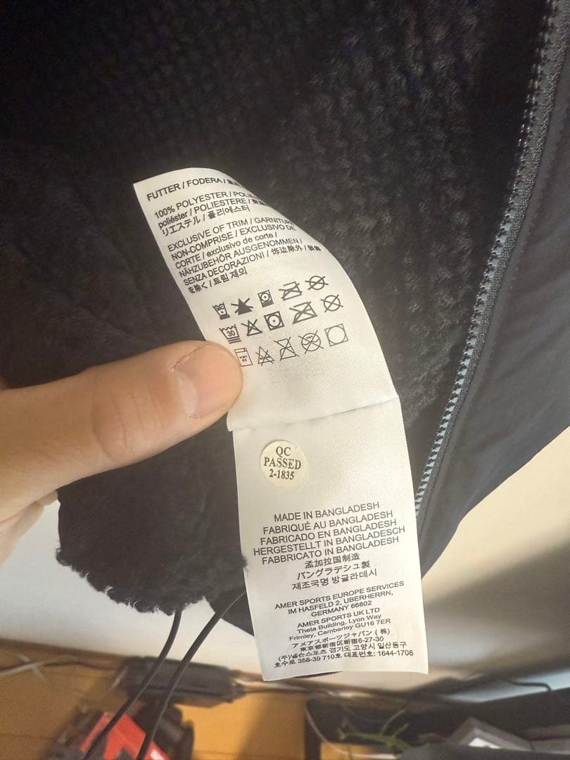 ARC'TERYX ブラック ベスト S/P