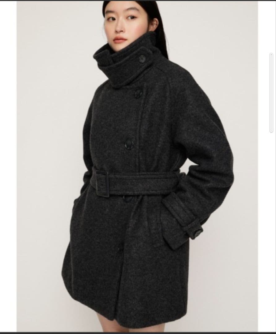 スタンドネック ミディコート - SLY