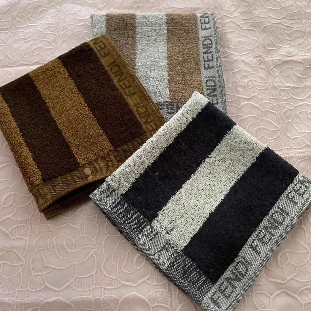 ハイブランド　FENDI フェンディ　ハンカチ3枚セット