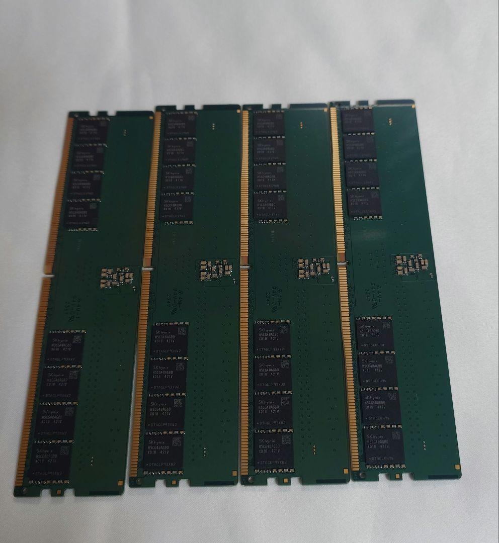 DDR5メモリ 5600MHz 32GB×4枚セット　128GB