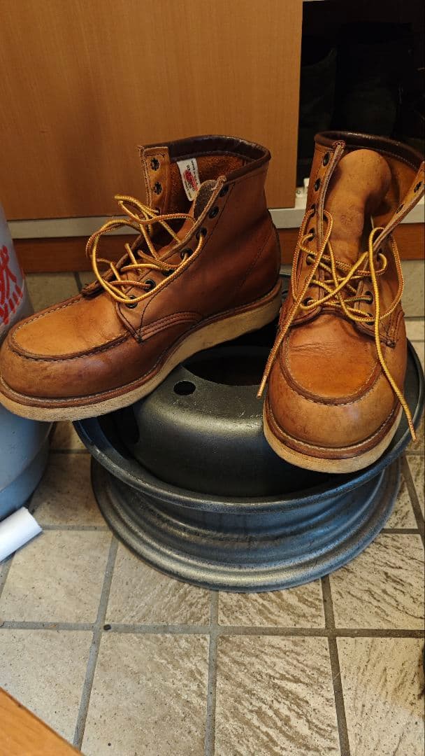 RED WING ブーツ　25cm　モックトゥ　レッドウィング　7