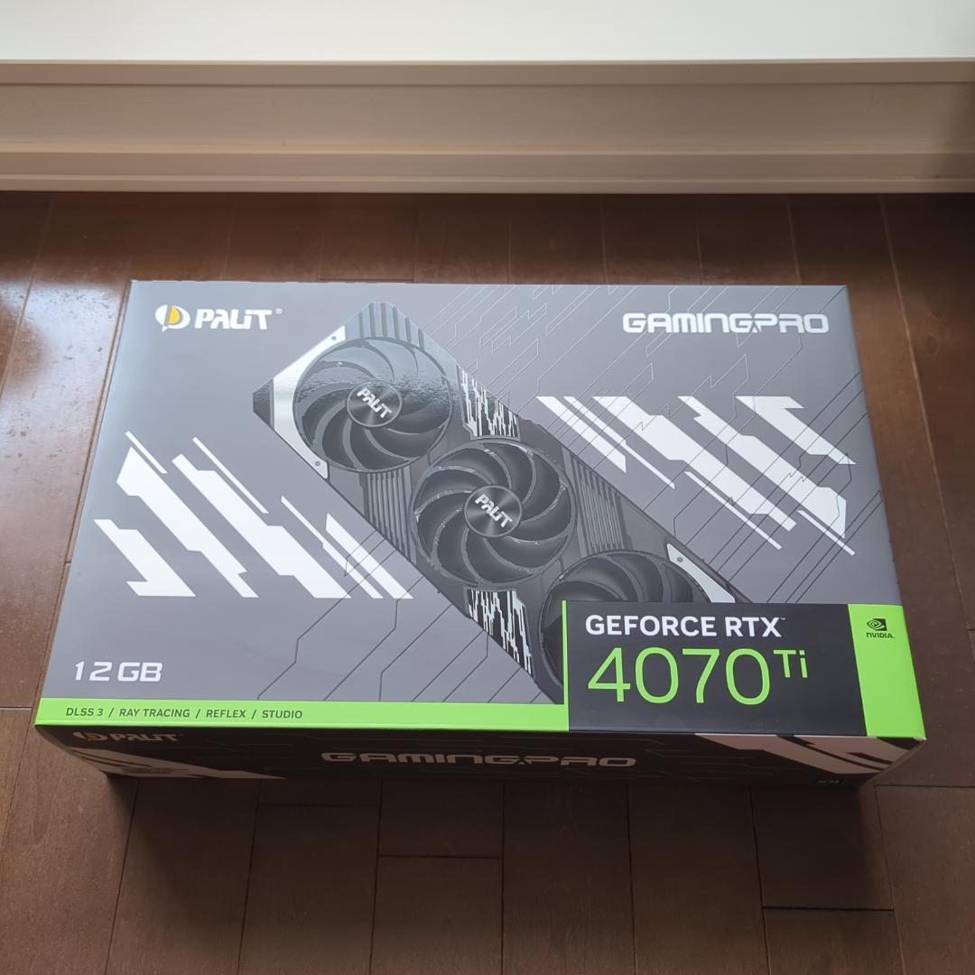グラフィックボード・グラボ・ビデオカード Palit GeForce RTX 4070 Ti 12GB GamingPro