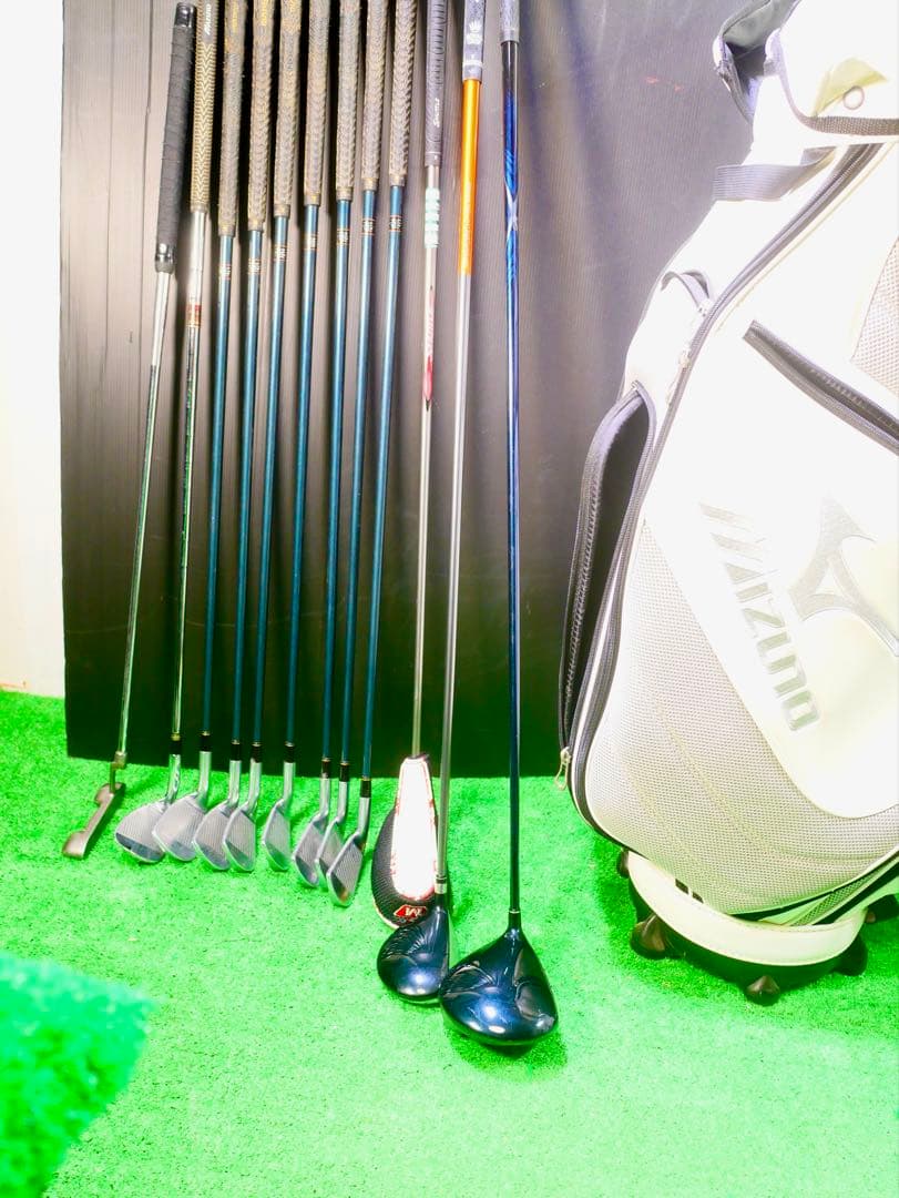 a*u様 Mizuno メンズゴルフクラブセット キャディバッグ付き jpx