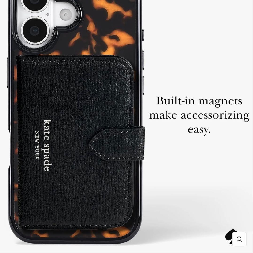 ケイトスペード iPhone17ケース べっこう MagSafe