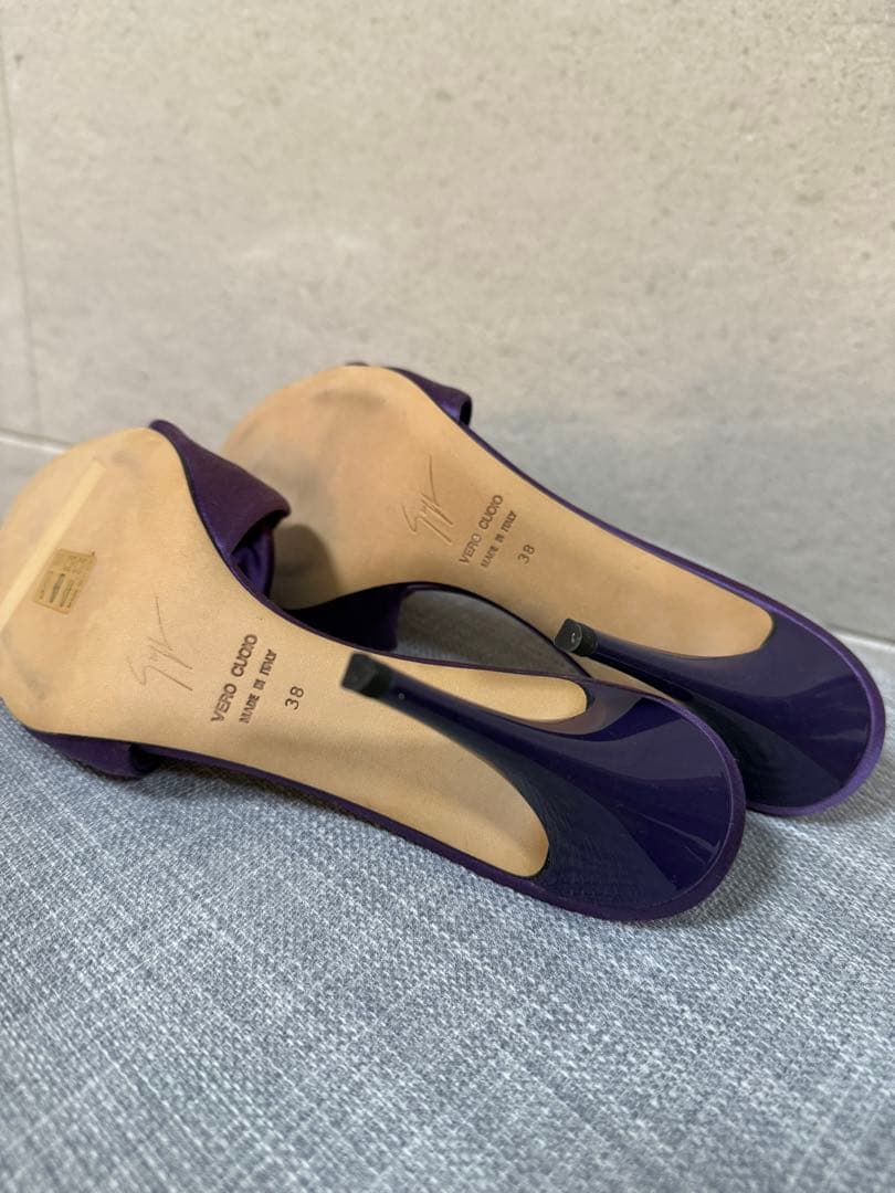 Giuseppe Zanotti・パープルミュール38