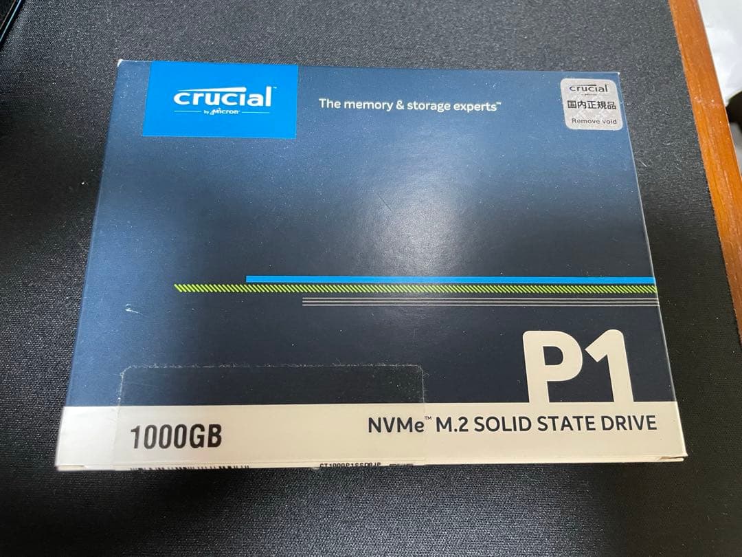 内蔵型SSD crucial P1 1000GB NVMe M.2 SSD