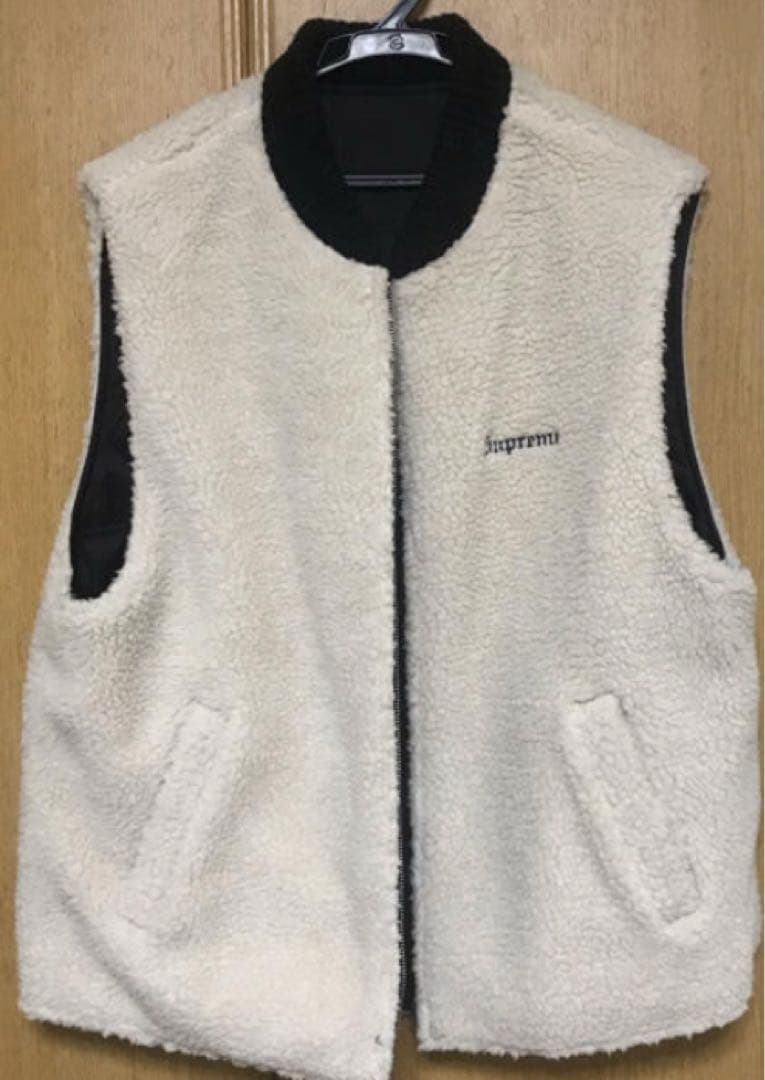supreme 16FW シュプリーム ボアベスト リバーシブル　S