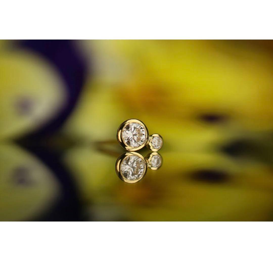 クアラントット　quarant’otto K18 ダイヤモンド　片耳　ピアス