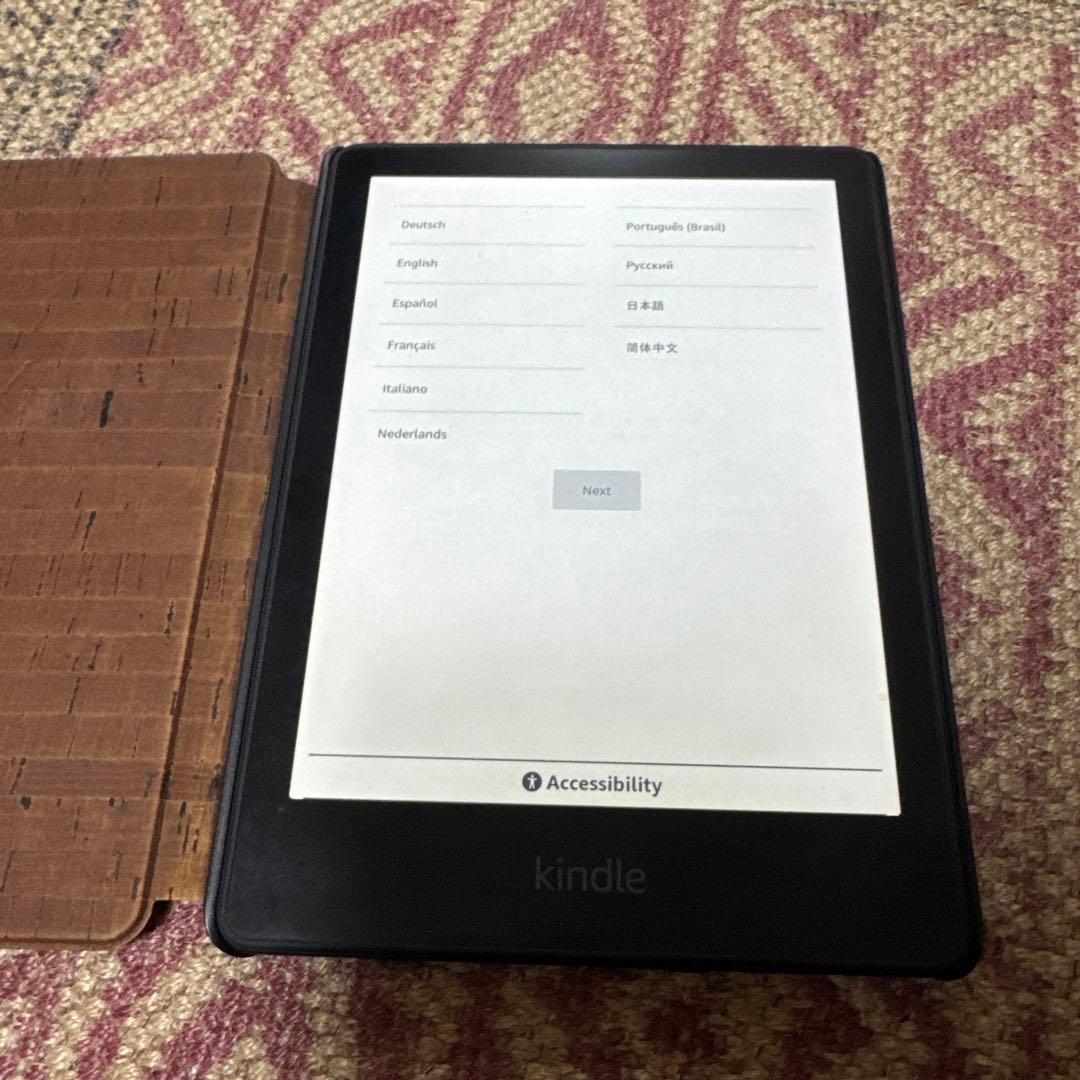 Kindle paperwhite 第11世代 8GB 広告なし コルクカバー付