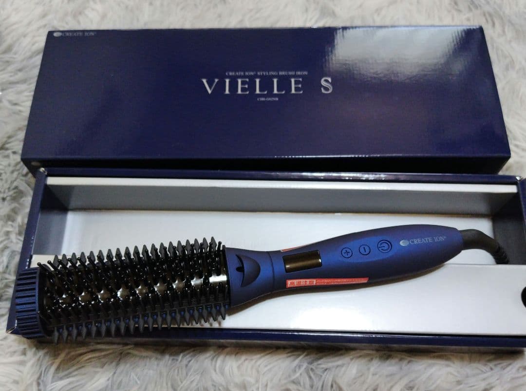 【新品】クレイツイオン スタイリング ブラシアイロン VIELLE S海外兼用