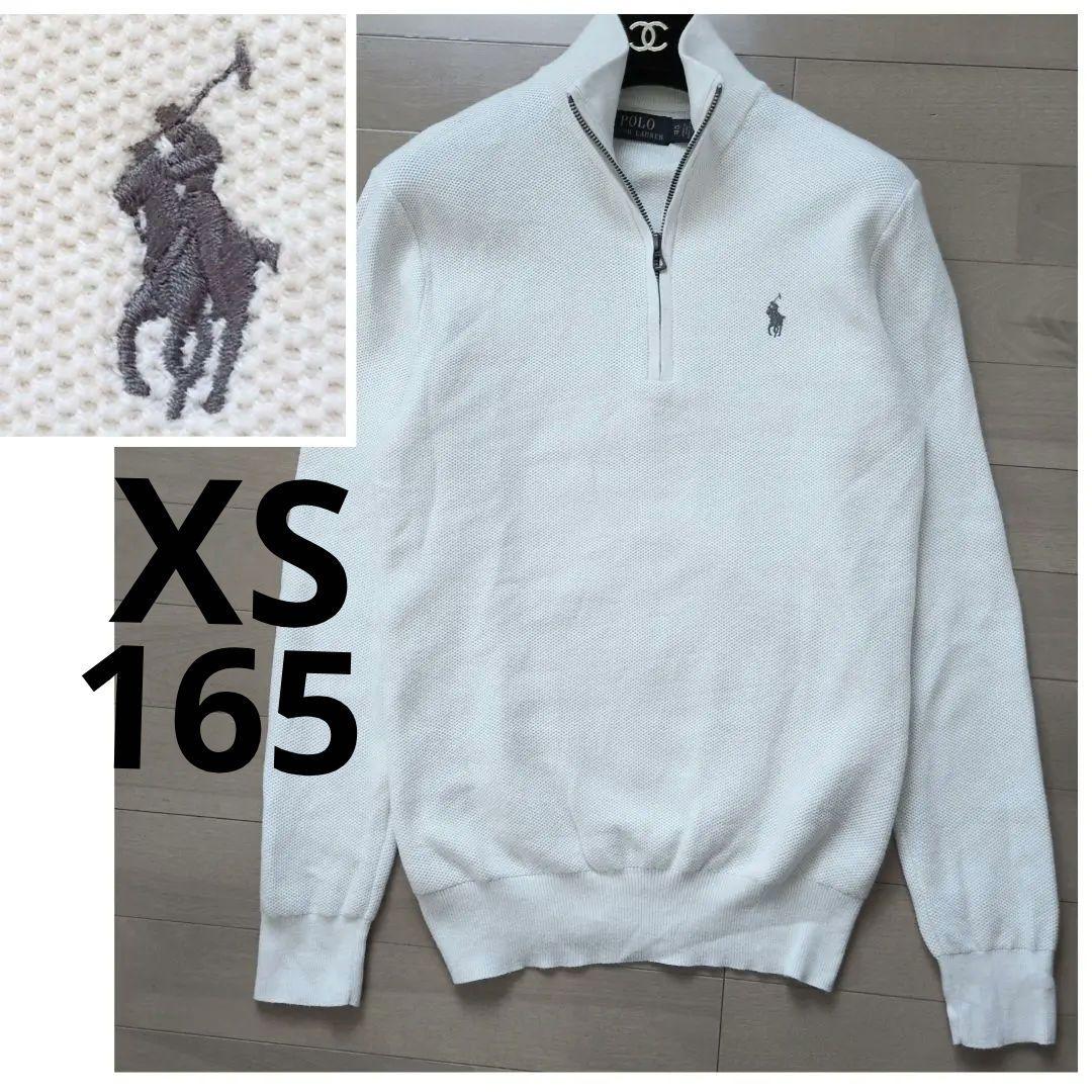 CEEKAY　ポロラルフローレン ハーフジップ ホワイト XS メンズ