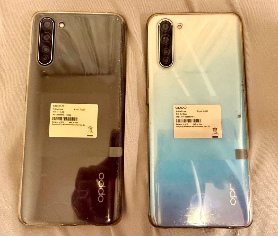 A002OP OPPO ワイモバイル 本体のみ SIMロックあり 2台セット