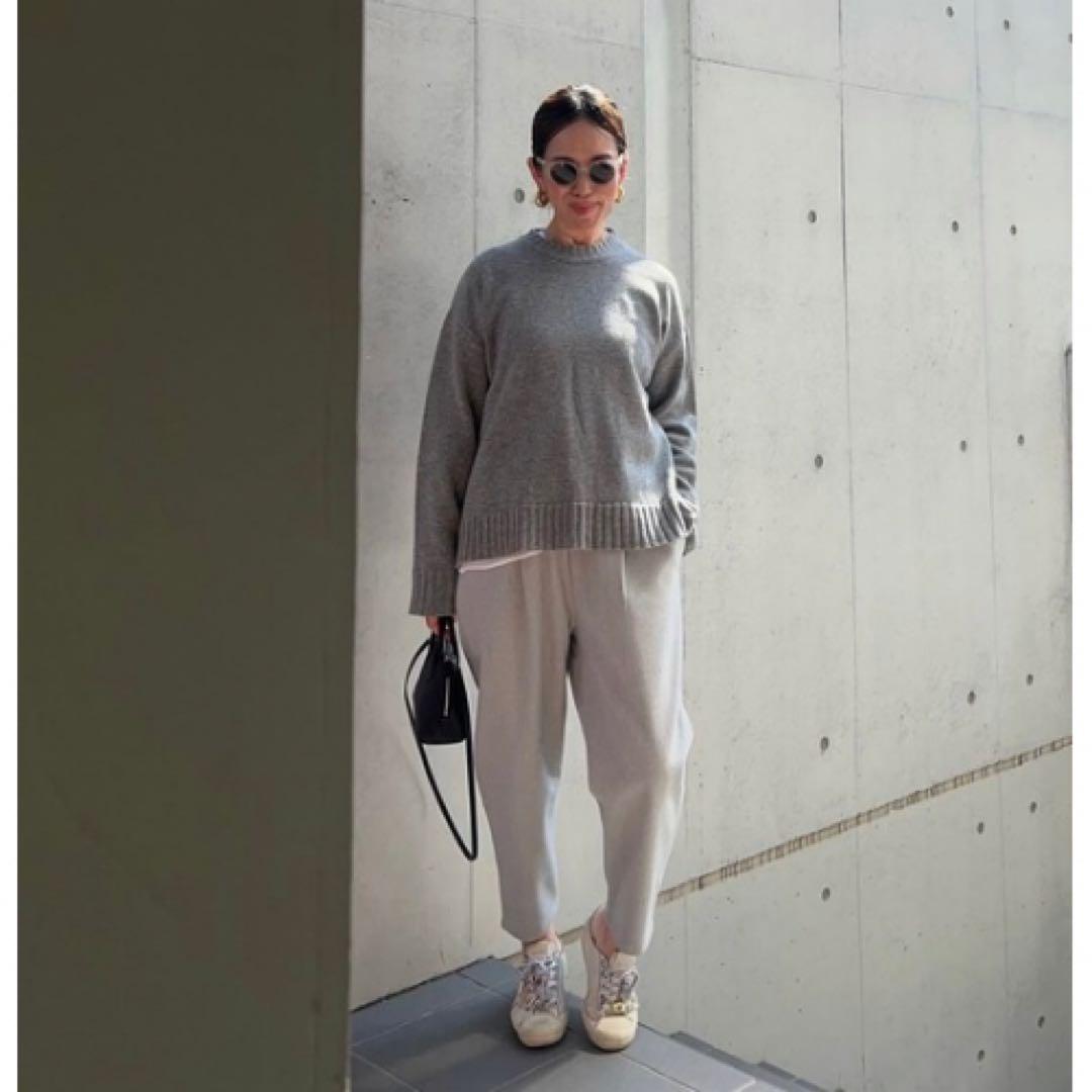 【新作・新品】JULY NINE ふわもちパンツ グレー 40 ジュライナイン