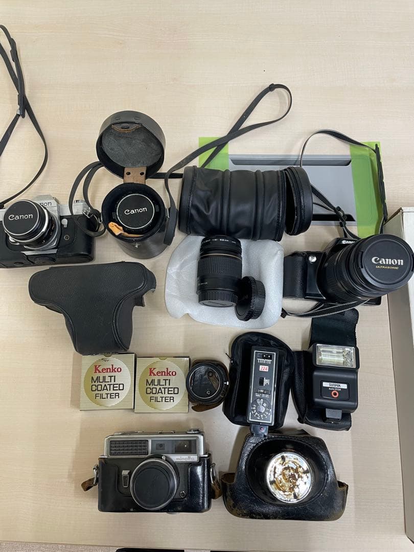 カメラ　まとめ売り　Canon eos kiss MINOLTA レンズ