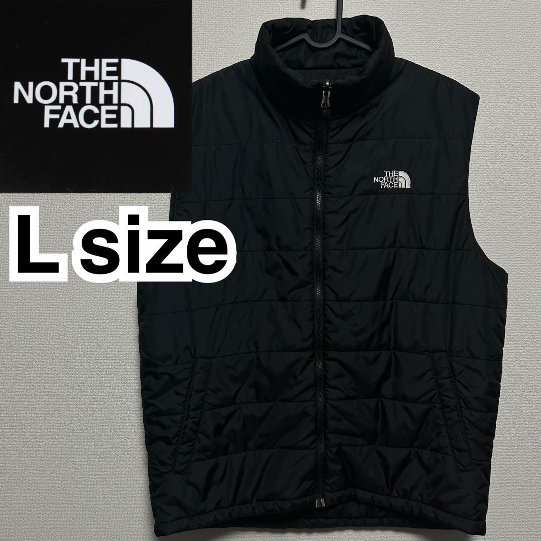 【人気モデル】ザノースフェイス　ベスト　黒　ブラック　Lサイズ　大きめ