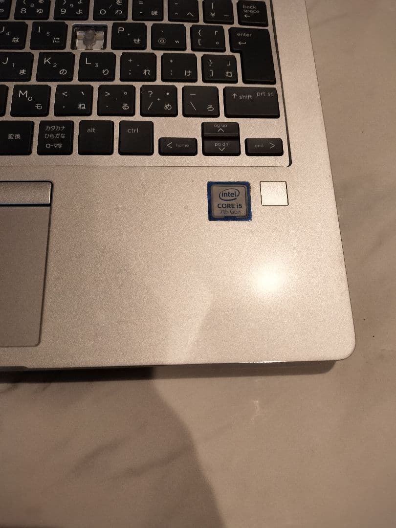 HP EliteBook i5 第7世代 Pキー欠損 動作未確認 ジャンク現状品