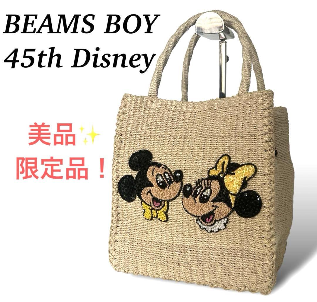 限定　BEAMS BOY 45th ディズニー　アバカ　カゴバッグ
