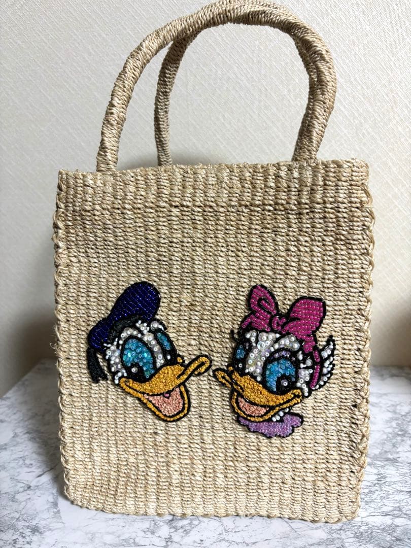 限定　BEAMS BOY 45th ディズニー　アバカ　カゴバッグ