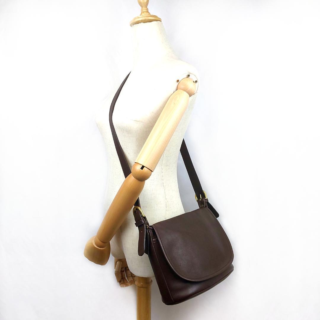 COACH オールドコーチ 4150 ショルダーバッグ グラブタンレザー