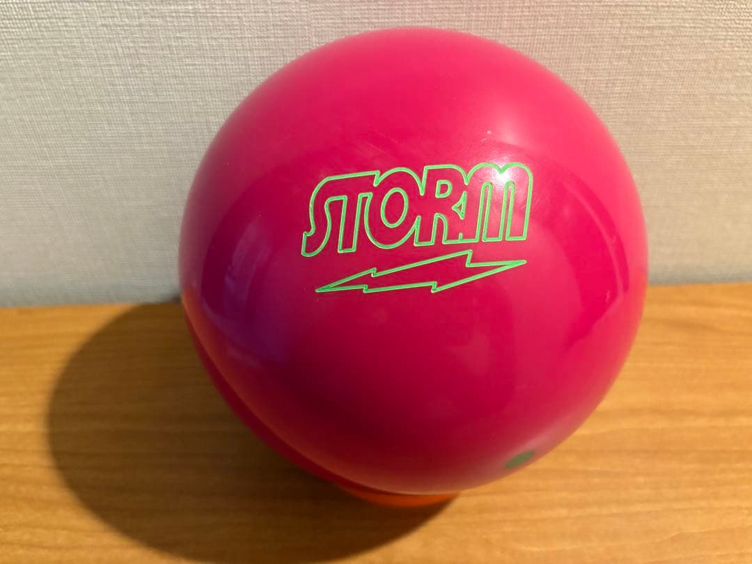 ［*読様 『新品未使用』ストーム　マーベルマックスピンク 15P ボウリングボー
