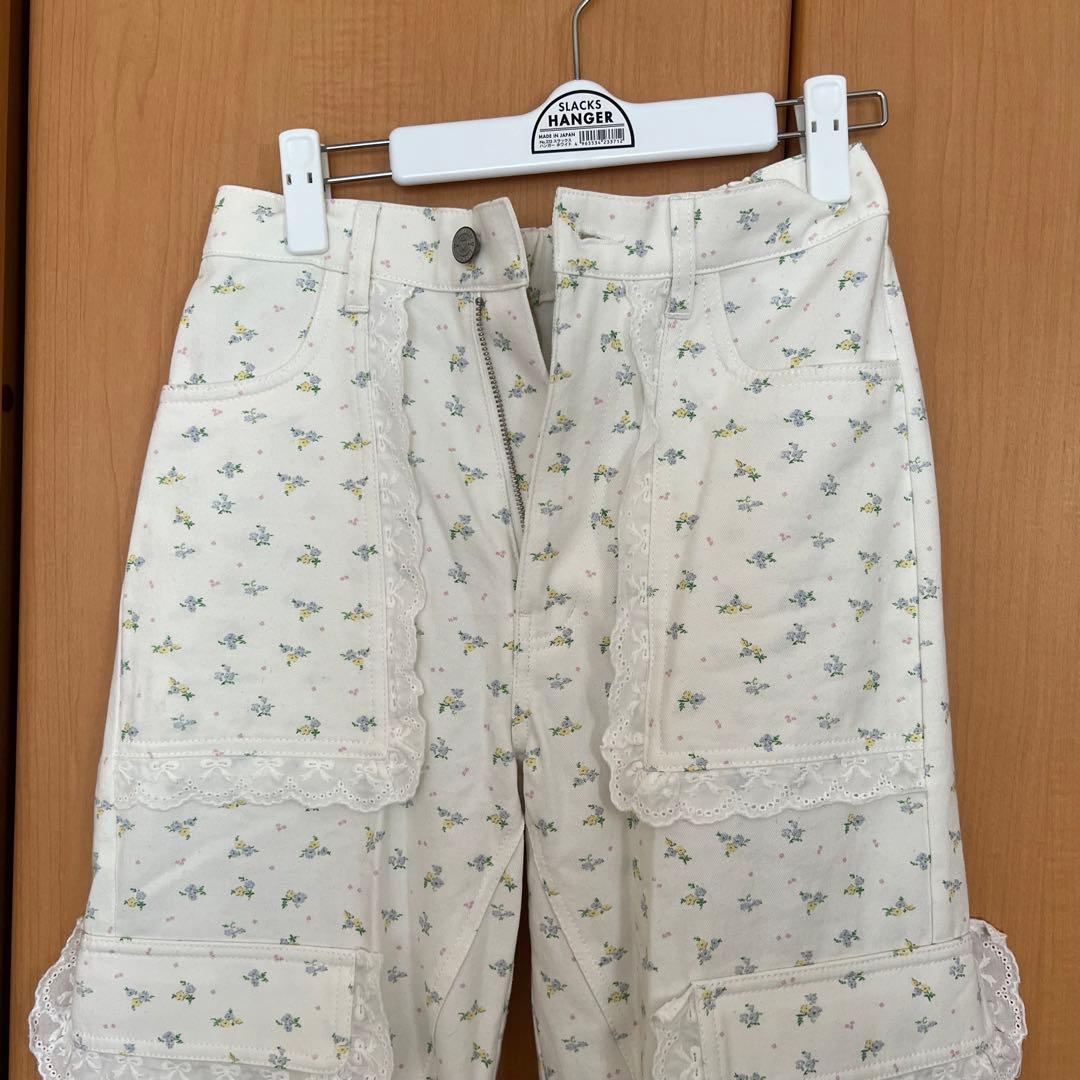 merry jenny 花柄カーゴパンツ