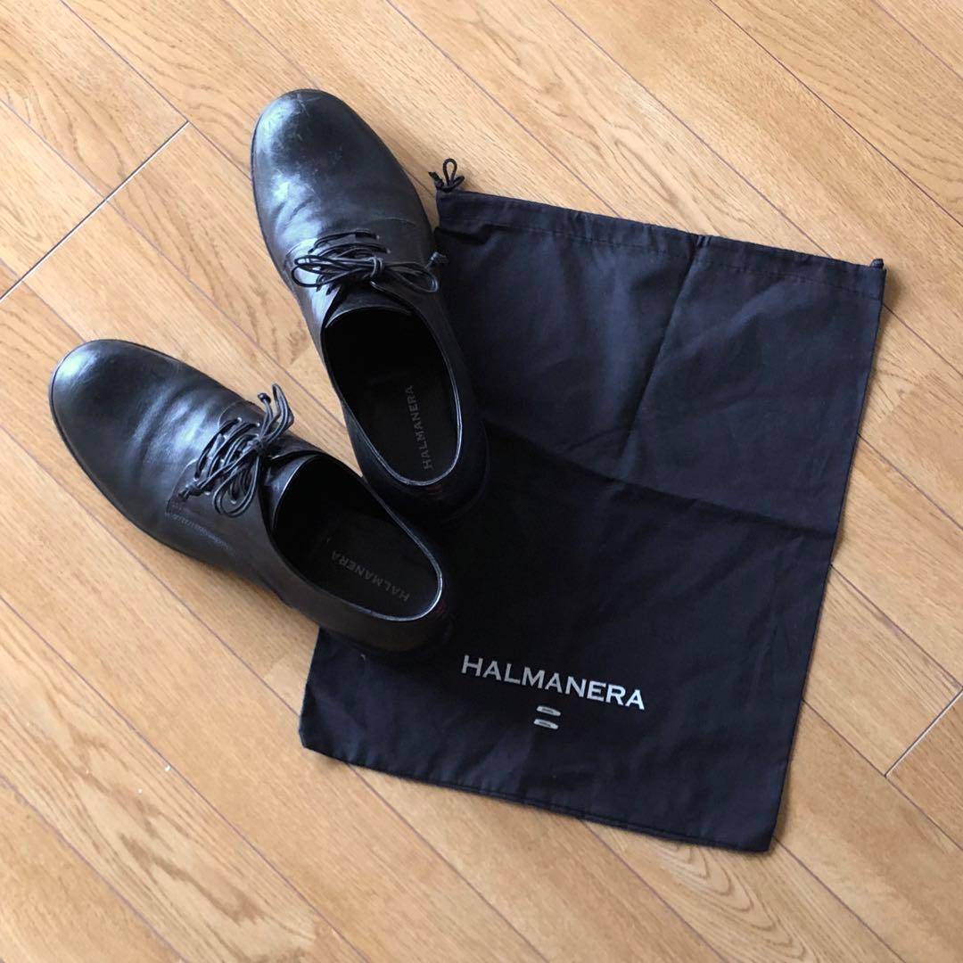 6.5万 HALMANERA 希少メンズ レザーシューズ 靴