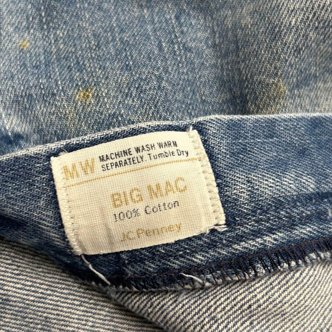 希少 70s BIG MAC 綿100% デニムペインターパンツ ヴィンテージ