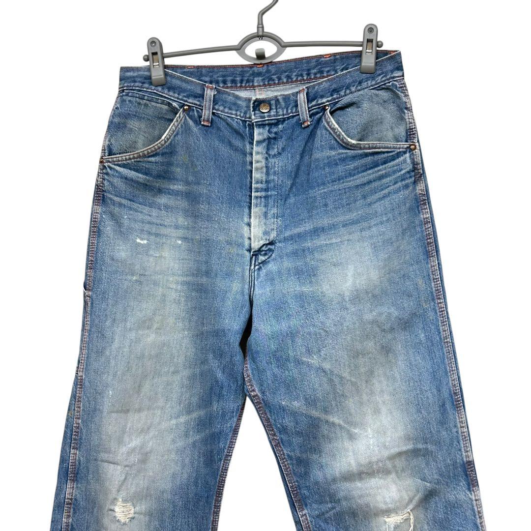 希少 70s BIG MAC 綿100% デニムペインターパンツ ヴィンテージ