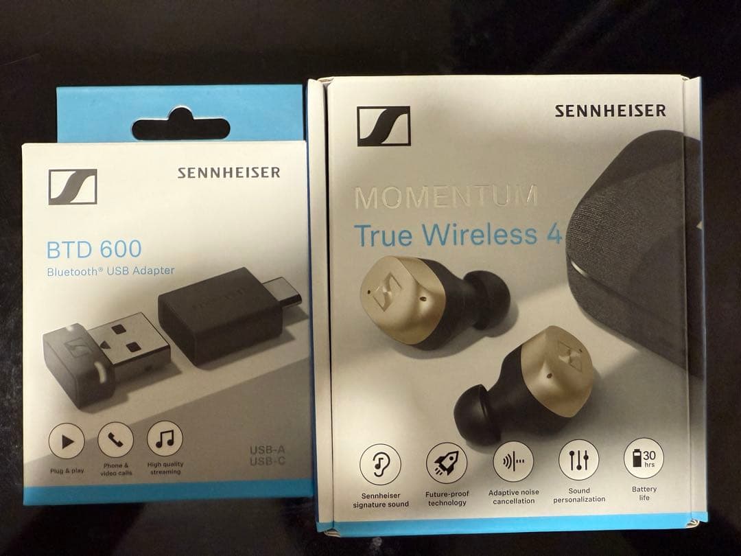 イヤホン Momentum True Wireless 4 + BTD 600