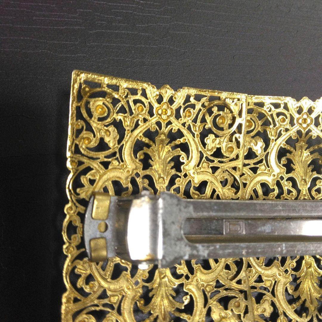 イマックレースメタルバレッタ