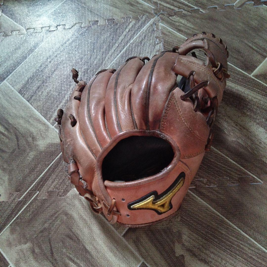 Mizuno プロ軟式グローブ オレンジ