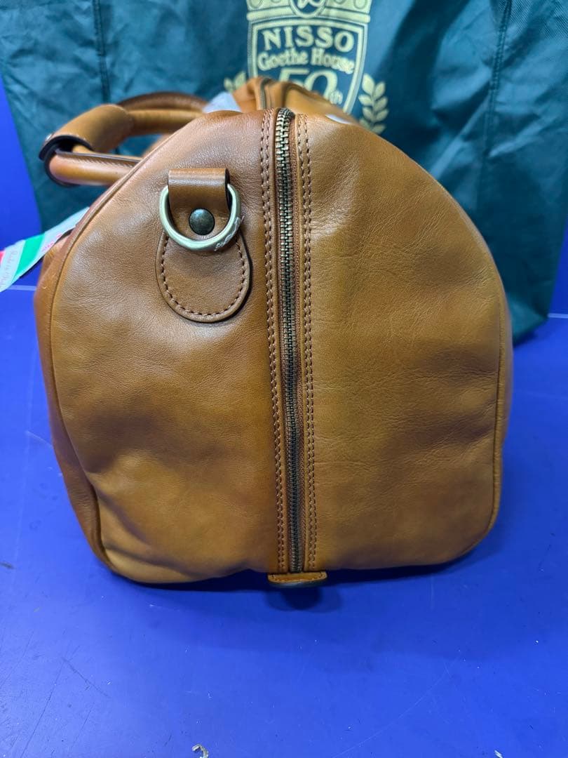 希少 Old Aangler Firenze イダリア制特注ボストンバッグ